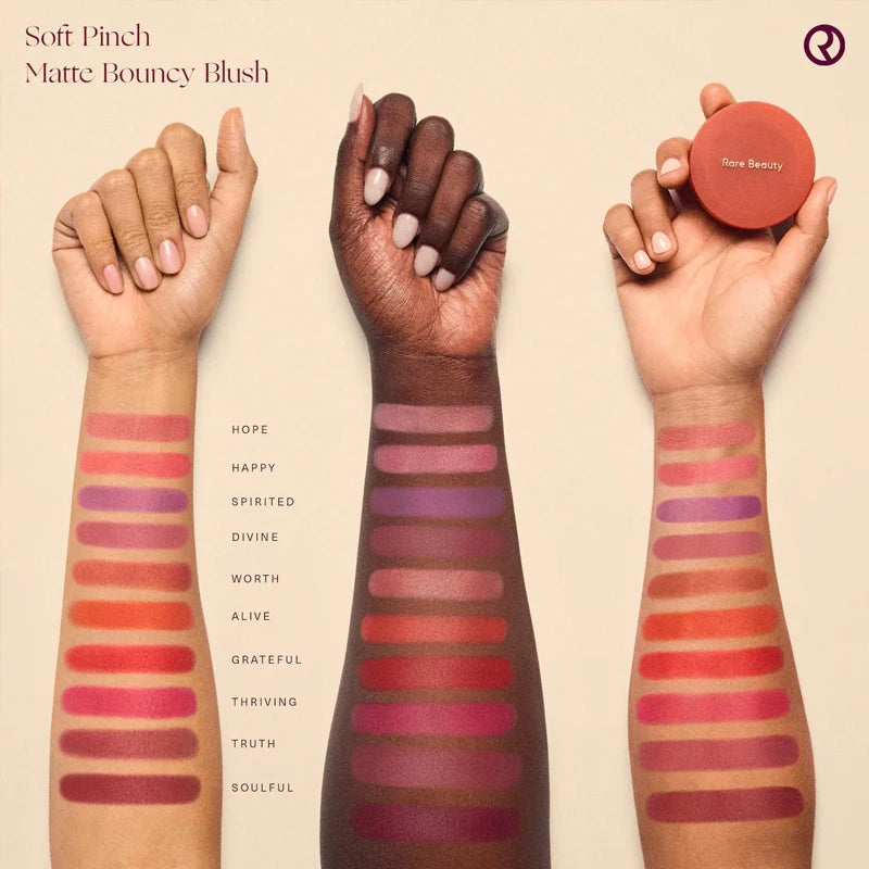 Blush in Crema Hot Rare Beauty, Fard Effetto Purè di Patate, Tinta per Guance Leggera e Duratura, Multiuso, Regalo di Bellezza per Donne, Trucco per Feste