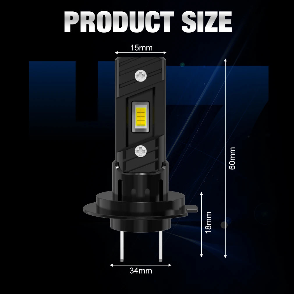 XSTORM 2PCS H7 HA CONDOTTO LA Lampadina Del Faro 100W 20000LM CPS LED Canbus Auto Lampade 6500K HA CONDOTTO Le Luci Lampadina Per Auto 12V Camion Faro