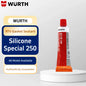 Silicone Speciale Wurth 250 Rosso 70ml RTV Sigillante per Guarnizioni ad Alta Temperatura per Coppa Olio Motore e Coperchio Valvole