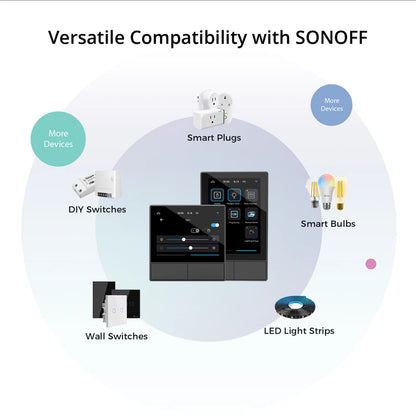 SONOFF NSPanel Sonoff Interruttore A Parete Pannello di Controllo Casa Intelligente Sonoff Ns Pannello 86P EU/US Termostato Digitale di Temperatura Alexa Google