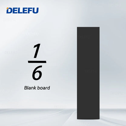 DELEFU Presa Italiana Fai-da-te con USB Tipo C, Interruttore Campanello, 45A 20A, per Tende, Telefono, CAT5, TV, HDMI, SAT, Nera
