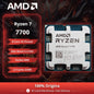 Processore Desktop AMD Ryzen 7 7700, 8 Core, 4.5 GHz, 5nm, Cache L3 da 32MB, Socket AM5 (Dissipatore Non Incluso)