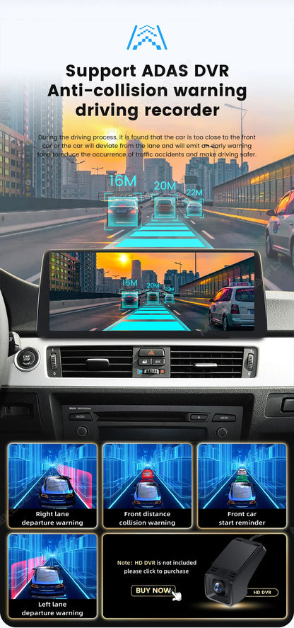 Mekede 10.25/12.3 pollici QLED Android 14 Snapdragon 128GB ROM CarPlay Wireless Auto Multimedia per BMW Serie 5 E60 E61 E62 E63 E64 Sistema CCC CIC Navigazione GPS Doppio BT 4G WiFi DSP