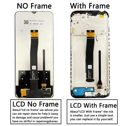 6.71 "Schermo Per Xiaomi Redmi 10c Display LCD Touch Screen Digitizer Assembly Per Redmi 10C 220333QAG LCD di Ricambio