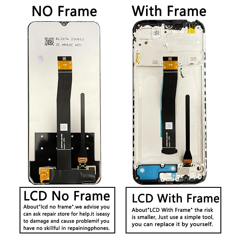 6.71 "Schermo Per Xiaomi Redmi 10c Display LCD Touch Screen Digitizer Assembly Per Redmi 10C 220333QAG LCD di Ricambio