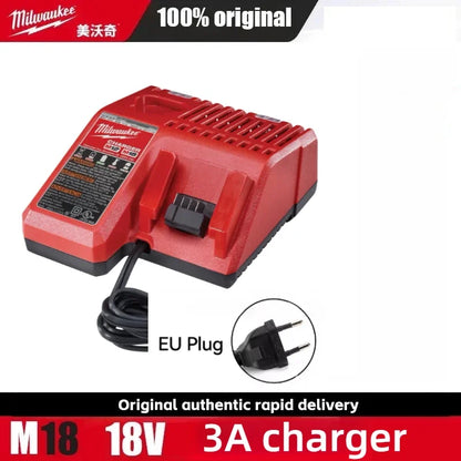 Caricabatterie multi-tensione Milwaukee M12-18FC, compatibile con M12 M18 48-11-1880, 48-11-2460, 48-59-1803, batteria Milwaukee a ricarica rapida