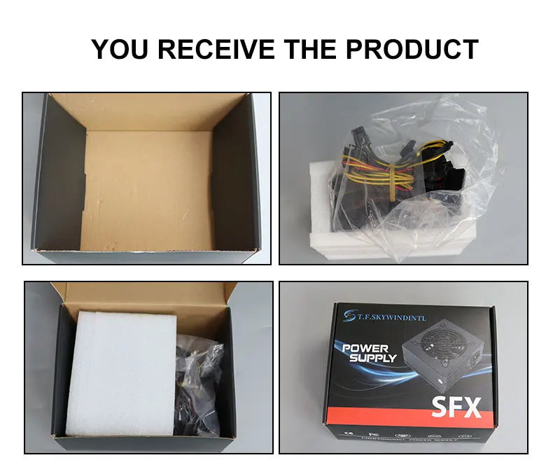 Alimentatore per PC SFX da 400 W Alimentatore da gioco per PC desktop da 400 W SFX400 Piccolo alimentatore 110 V 220 V adatto per computer