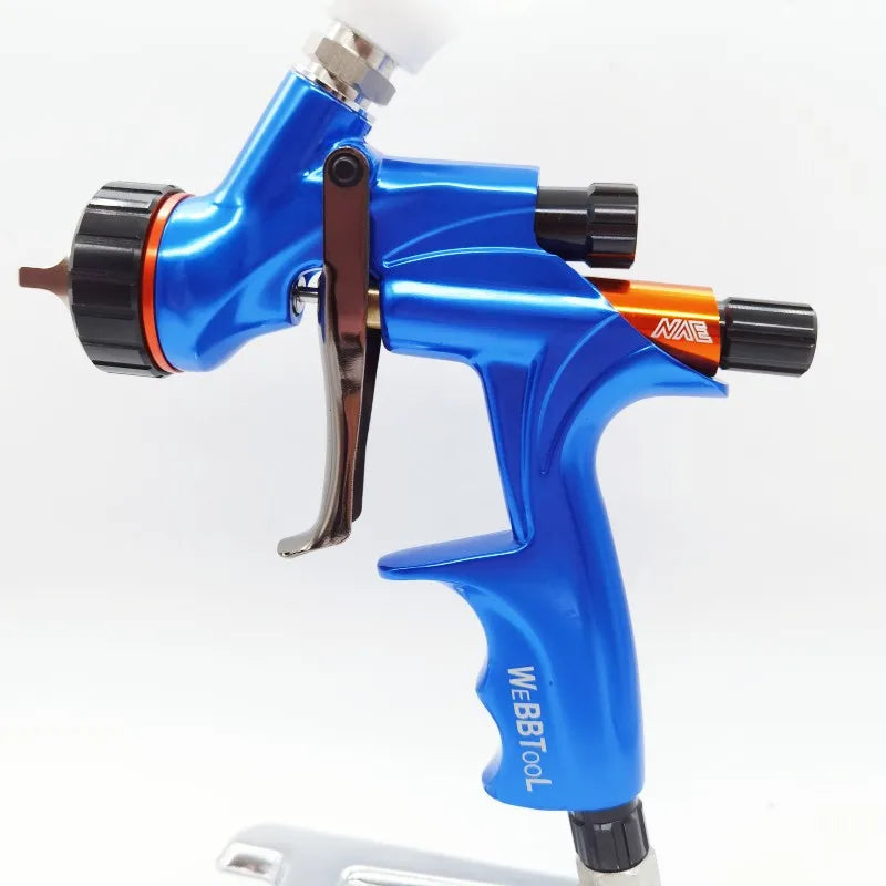 Pistola a spruzzo NVE pistola a spruzzo ad aria con ugello in acciaio inossidabile da 1.3mm per vernice a spruzzo per auto pistola a spruzzo con vernice a base d'acqua aerografo