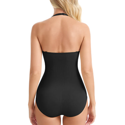 Body modellante da donna con controllo addominale, scollo all'americana, imbottito, modellante, senza schiena, copertura totale, intimo.