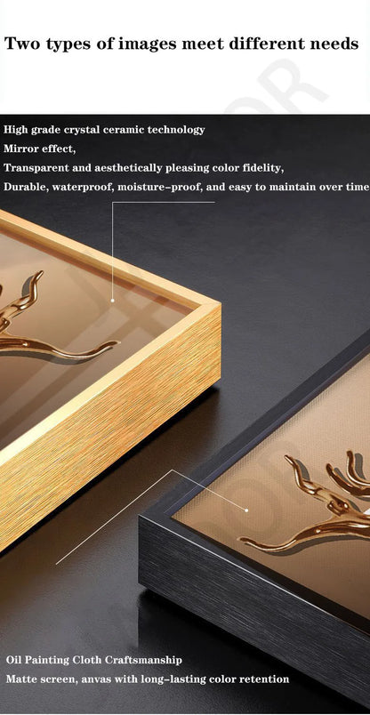 Lampada da parete moderna a LED di lusso Decorazione domestica Luce murale astratta Corridoio Soggiorno Lustro Pittura sospesa di fascia alta