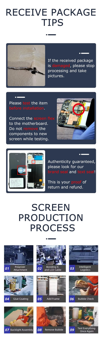 6.5 "LCD Per OPPO Realme C3 Display LCD Touch Screen Digitizer Assembly RMX2027 RMX2020 RMX2021 Parti di Ricambio Dello Schermo LCD