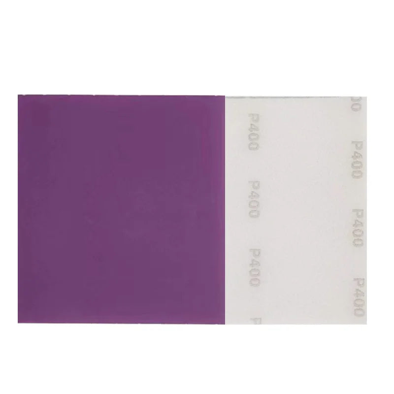 Viola Vernice per auto Lucidatura a mano Spugna a strappo Carta vetrata 115x125mm Rotolo abrasivo per parti in plastica Hardware Cura di bellezza