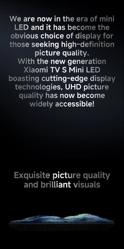 Xiaomi S Mini 55 144Hz Qd-Mini Led Dolby Vision ®         Iq, Dolby Atmos ®         Google TV