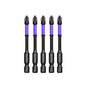 5-60PCS PH2 Set di punte per avvitatore a percussione Set di cacciaviti a croce magnetici Set di punte per trapano a percussione Vite Cacciavite a croce antiscivolo in acciaio legato