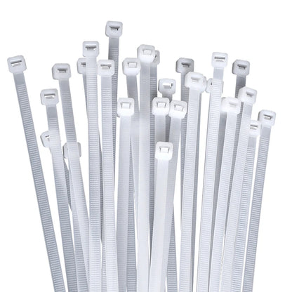 250/1000PCS fascetta in Nylon di plastica autobloccante bianca 3*100 3*150 4*200 fascetta fermacavo anello di fissaggio fascette fascette in Nylon
