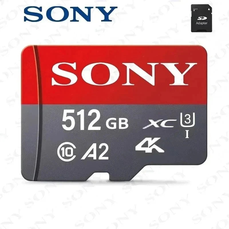 Scheda di Memoria Sony 512GB 256GB 128GB 64GB TF Micro SD Classe 10 UHS-1 Scheda Flash Microsd per Smartphone PC