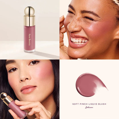 Blush Liquido Leggero e Naturale Hot Fashion Rare Beauty Soft Pinch Matte Bouncy Cushiony Cream-to-Powder