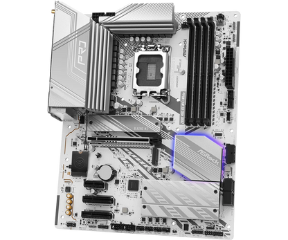 Scheda Madre ASROCK Z890 PRO RS WIFI BIANCA Intel Z890 LGA1851 Supporta CPU Ultra 7 270K Plus 5 250K Plus 7 265K DDR5 2.5G LAN ATX