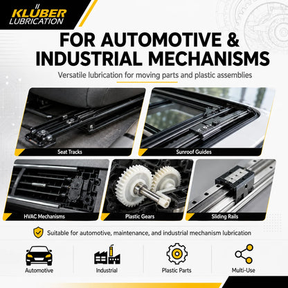 Grasso Sintetico Originale Kluber POLYLUB GLY 801 NLGI 1 per Ingranaggi in Plastica, Tettuccio Apribile Auto e Guide Sedili