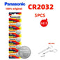 2-50 Pezzi Batteria al Litio Originale PANASONIC CR2032 CR 2032 3V per Orologi, Calcolatrici, Orologi da Parete, Telecomandi, Giocattoli, Pila a Bottone
