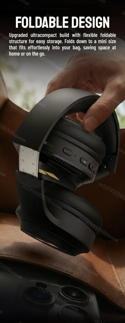 Cuffie Bluetooth 6.0 Monster N21 con Doppia Modalità EQ, Auricolari Stereo Immersivi, Pieghevoli Over-Ear, con Microfono, Cablate/Wireless