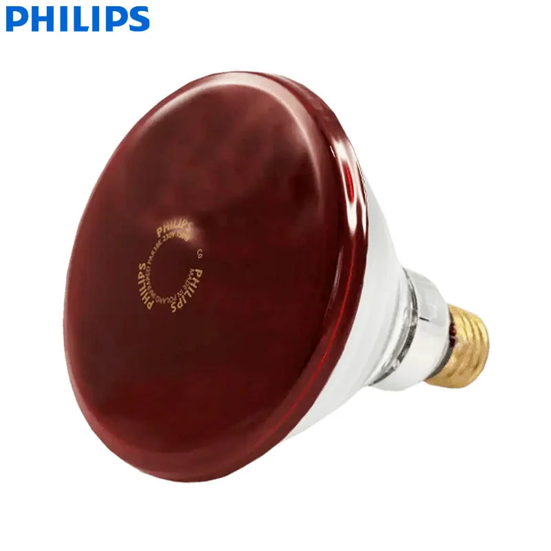 Lampada a infrarossi Philips PAR38 150W E27 Uso umano Luce incandescente a calore rosso IR Comfort Lampadina 230V per assistenza sanitaria e relax