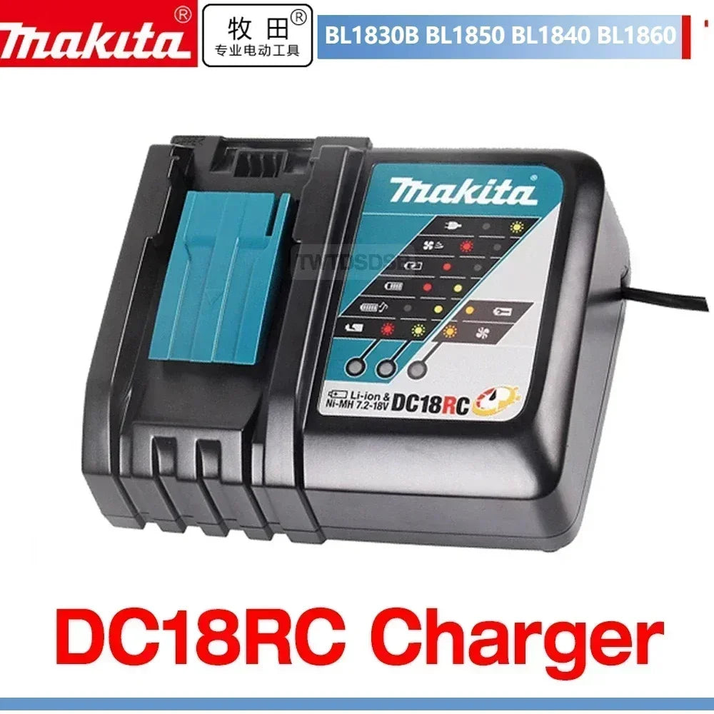 Batteria Makita 18V 6Ah/5Ah/3Ah per Makita BL1840 BL1830B BL1850B BL1850 BL1860 BL1815, Batteria al Litio di Ricambio