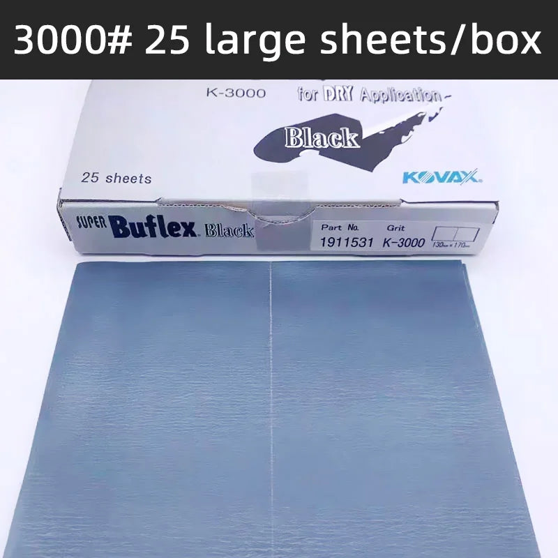 KOVAX Macchina per carta vetrata pneumatica giapponese originale rettangolare 70MM 100MM Carta vetrata per lucidatura con finitura per auto per lavori di bellezza