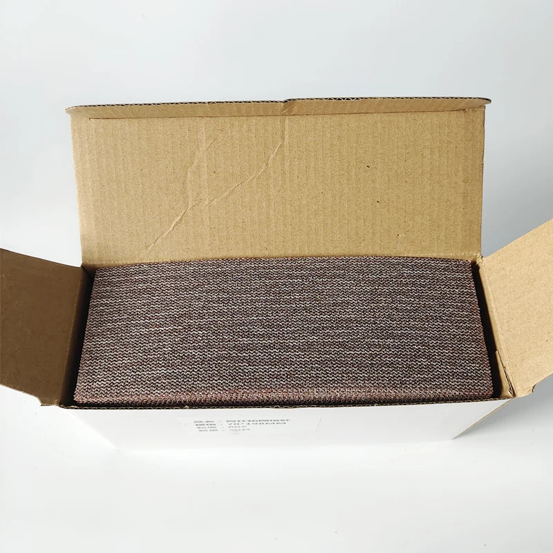 Foglio abrasivo a rete rettangolare autoadesivo 70x198mm per levigatura a secco, carta vetrata per stucco automobilistico, compatibile con Mirka