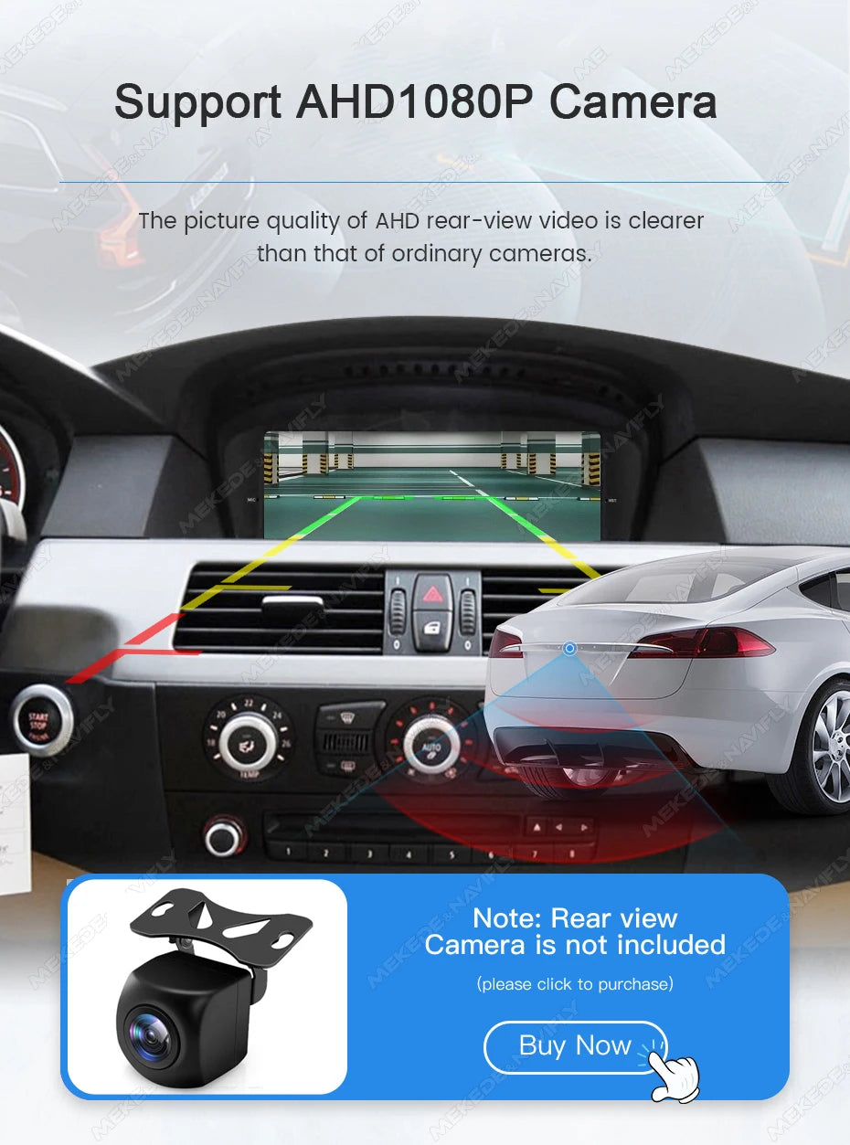 MEKEDE 8.8/9.3" Linux QLED 1920x720 HD Touchscreen Compatibile OEM Wireless CarPlay Android Auto Mirroring WiFi BT Aggiornamento OTA Per BMW E60 E61 E63 E64 E90 E91 E92 E93
