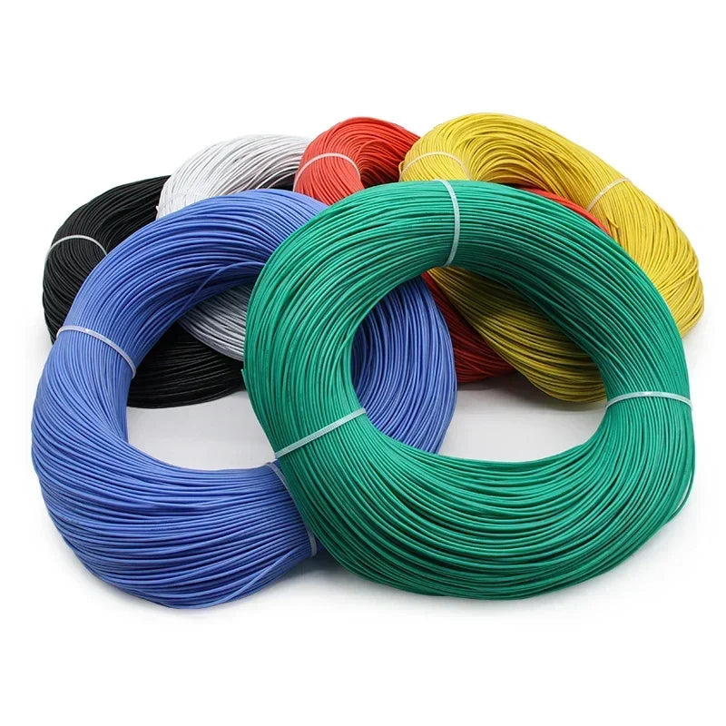 Cavo in silicone morbido da 1/5/10 m 26 24 22 20 18 16 14 12 10 8 6 4 2AWG Batteria per auto Cablaggio automobilistico Cavi elettrici resistenti al calore