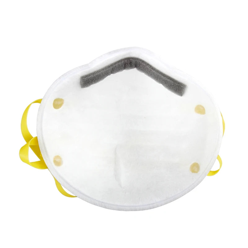 Maschera 3M 8210 N95 Originale, Respiratore Protettivo per Particelle, Approvato NIOSH, Maschera Antipolvere a Coppa per Costruzioni e Levigatura, 20 Pezzi/Scatola