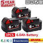 Batteria sostitutiva da 18 V 12,0 Ah, compatibile Milwaukee M18 - Batteria ricaricabile agli ioni di litio 21700 a 15 celle Modello M18 - 48-11-1815