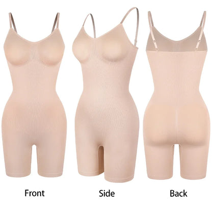 Nuovo Body Shapewear Donna Canotta Controllo della pancia Shaper completo del corpo Pantaloncini anti sfregamento Dimagrante Vita Trainer Butt Lifter