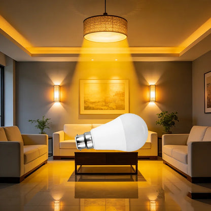 1-12 Pezzi Lampadine LED B22 Senza Sfarfallio AC220V 110V, Base B22, Illuminazione Calda per Arredamento Casa