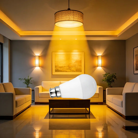 1-12 Pezzi Lampadine LED B22 Senza Sfarfallio AC220V 110V, Base B22, Illuminazione Calda per Arredamento Casa