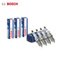 4 candele d'accensione Bosch Double Platinum FR7KPP33+ per Audi A3 A4 A6 RS6 S3 S4 TT, per VW Beetle Golf Passat Jetta Sharan