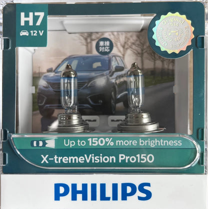 Philips H7 H4 12V 55W Faro alogeno Fino al 150% 200% Altro luminosità Lampadine originali per auto