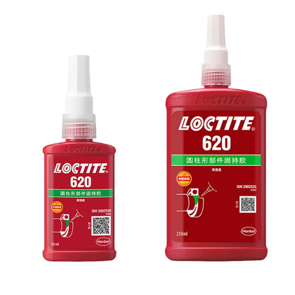 100% originale Loctite 620 composto di fissaggio sigillante anaerobico verde frenafiletti ad alta temperatura 50 ml/250 ml