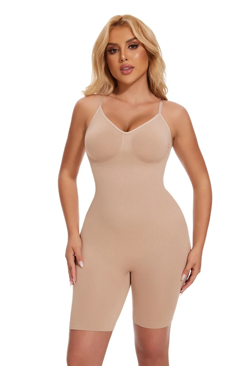 Nuovo Body Shapewear Donna Canotta Controllo della pancia Shaper completo del corpo Pantaloncini anti sfregamento Dimagrante Vita Trainer Butt Lifter