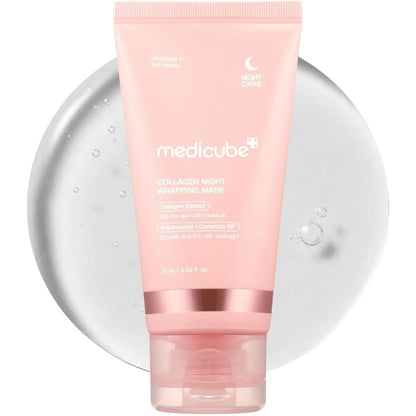 Medicube Collagen Overnight Mask – Maschera Notte con Collagene per Idratazione, Tonicità e Luminosità