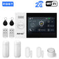 Sistema di allarme domestico wireless PGST, compatibile con Tuya, 4G/2G GSM WiFi, 433MHz, controllo da app, funziona con Alexa