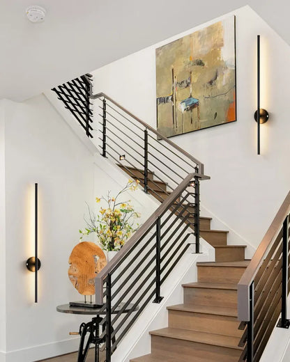 Lampade da parete a LED con batteria ricaricabile wireless con telecomando 3CCT 360 °   Lampada da parete a LED dimmerabile con interruttore tattile girevole nera