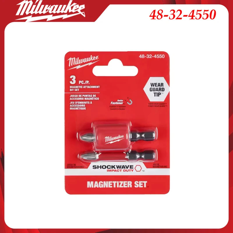 Kit di Punte per Trapano a Impatto Milwaukee Heavy-Duty, Attacchi Esagonali da 1/4", Punte Magnetiche Organizzate in Custodia Portatile