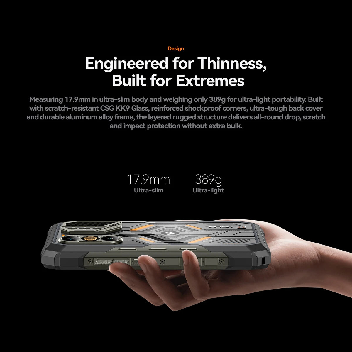 Blackview OSCAIL PILOT 8 Smartphone Robusto Progettato per le Estreme Condizioni, Qualcomm QCM6690 Octa-core, 48GB (12+36) RAM+256 ROM 5G WiFi7 BT6.0, 6.83" 120Hz, 10000mAh 55W, IP68 IP69K MIL-STD-810H, Fotocamera a Visione N