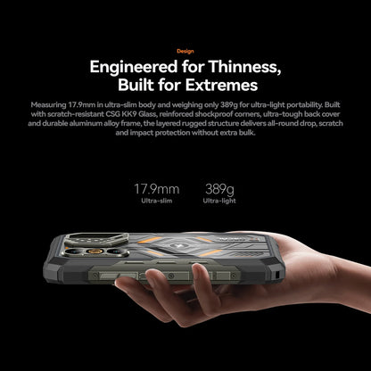 Blackview OSCAIL PILOT 8 Smartphone Robusto Progettato per le Estreme Condizioni, Qualcomm QCM6690 Octa-core, 48GB (12+36) RAM+256 ROM 5G WiFi7 BT6.0, 6.83" 120Hz, 10000mAh 55W, IP68 IP69K MIL-STD-810H, Fotocamera a Visione N