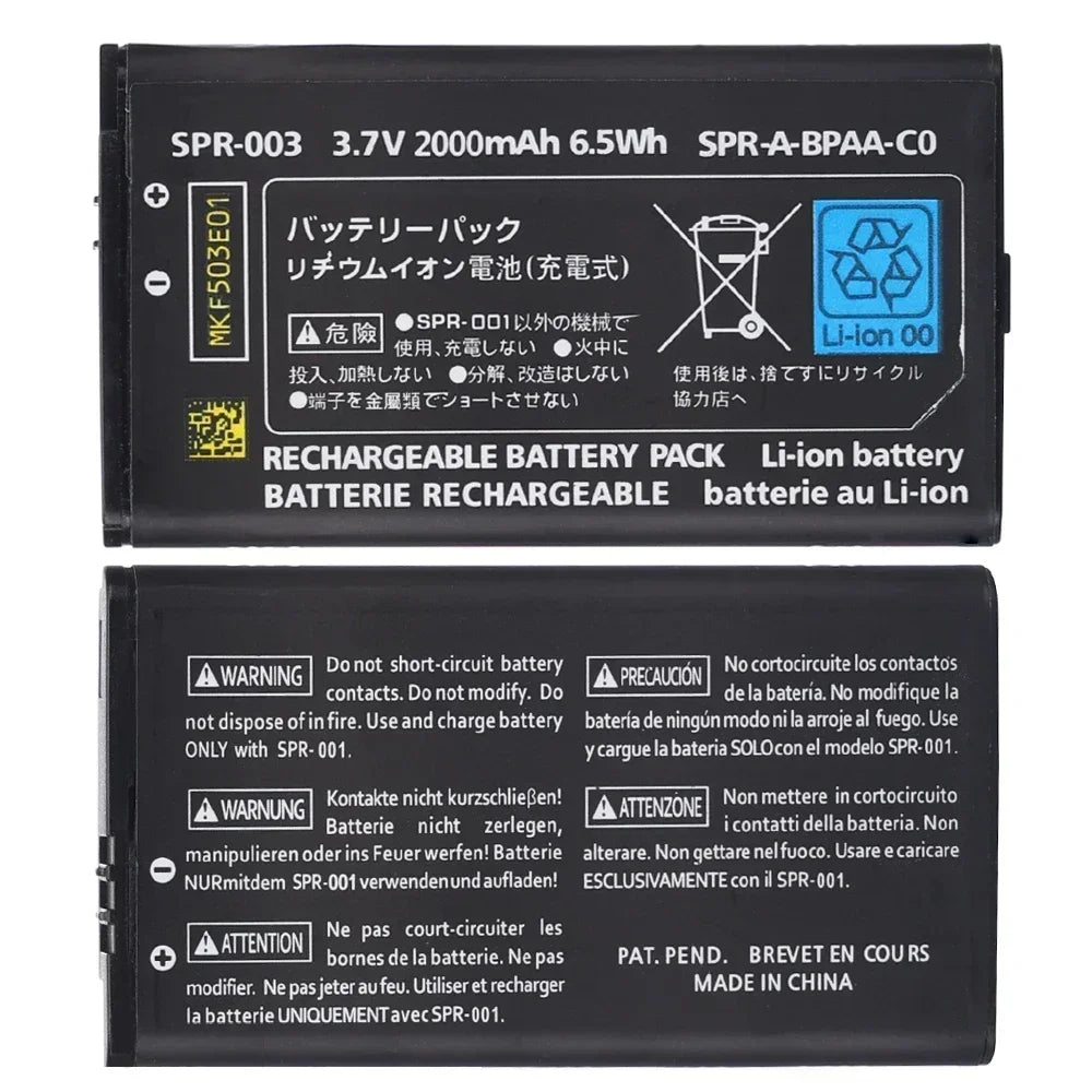 CTR-003 Batteria Host DSL SPR-003 Batterie al Litio 3.7V per Console di Gioco NEW 3DSLL 3DSXL N3DS 2DS GBA SP Gameboy