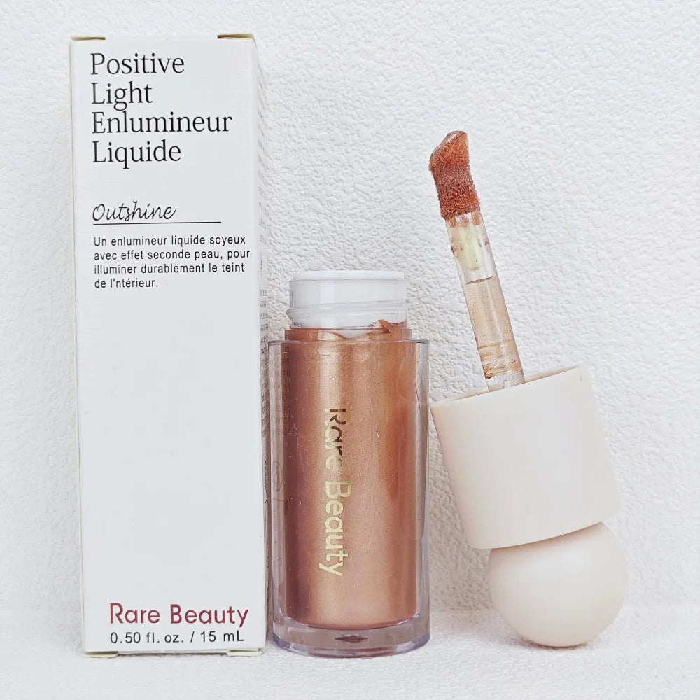 Rare Beauty Bronzer Liquido 3D per Contorno Viso, Ombretto Naso Naturale a Lunga Durata, Impermeabile, Illuminante, Effetto Specchio
