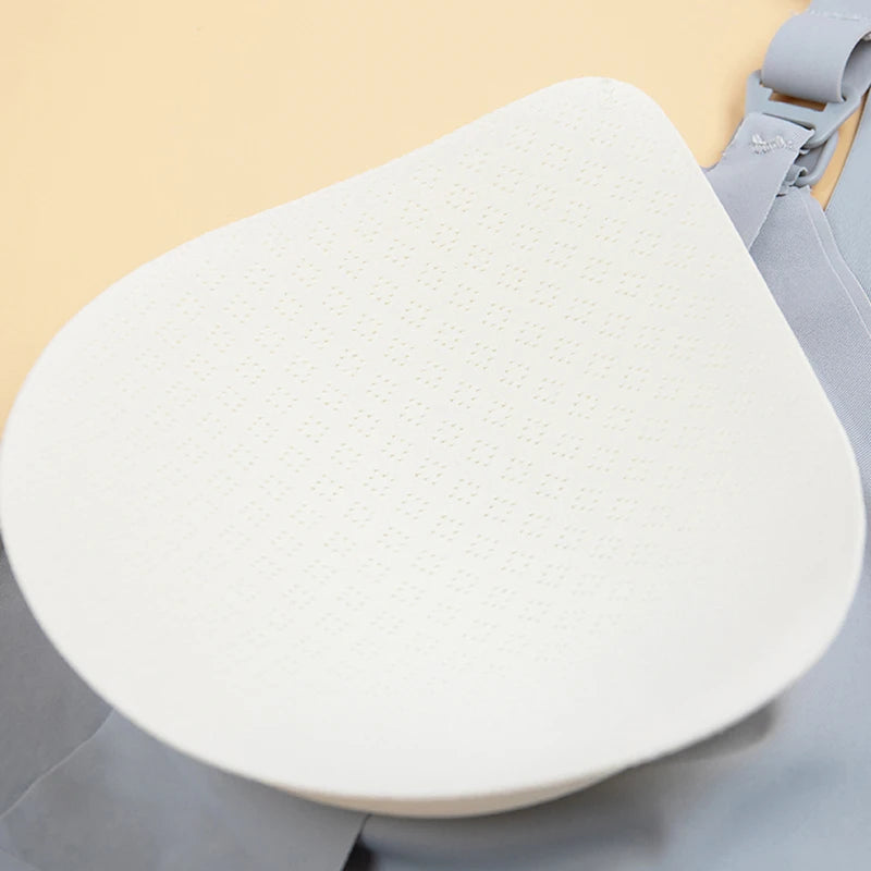 Reggiseno per allattamento da donna con taglio laser ultra sottile Reggiseni per allattamento imbottiti rimovibili senza cuciture Reggiseno di supporto per maternità push up taglie forti