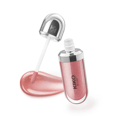 Rossetto KIKO Double Touch, gloss labbra 3D Hydra, resistente all'acqua, non trasferibile, tinta labbra non appiccicosa, effetto vetro, volumizzante, idratante, trucco per labbra
